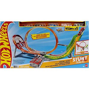 HOT WHEELS ACTION TURBO LOOPING C/ 5 CARROS - MATTEL