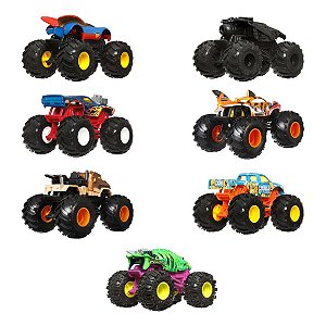 HOT WHEELS MONSTER TRUCKS CARROS GIANT WHEELS 1:24 SORTIMENTO - MATTEL