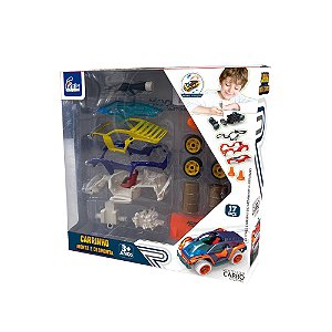 CARRINHO MONTA E DESMONTA LARANJA - FENIX