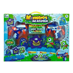 KIT DUPLO DE LANÇADORES MONSTROS AO ATAQUE - FENIX