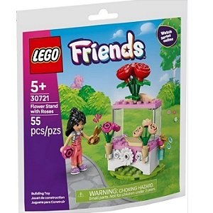 LEGO FRIENDS BARRACA DE FLORES COM ROSAS - LEGO