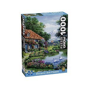 QUEBRA CABEÇA RECANTO DOS CISNES 1000 PEÇAS - GROW