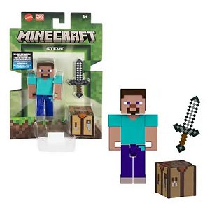 MINECRAFT FIGURA STEVE - MATTEL