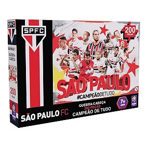 QUEBRA CABEÇA TIME SÃO PAULO 200 PEÇAS - MIMO TOYS