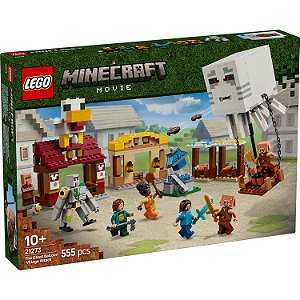 LEGO MINECRAFT - O ATAQUE A ALDEIA DO BALÃO GHAST