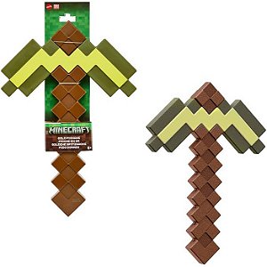 MINECRAFT FERRAMENTA PICARETA DE OURO - MATTEL