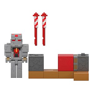 MINECRAFT REDSTONE CHARGED - LANÇADOR DE FOGOS DE ARTIFÍCIO - MATTEL