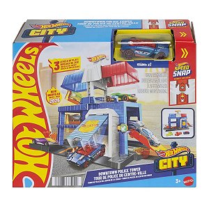 HOT WHEELS CITY PISTA TORRE DE POLICIA - MATTEL