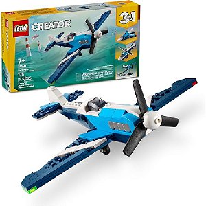 LEGO 3 EM 1 AERONAVE COM AVIAO E HELICOPTERO