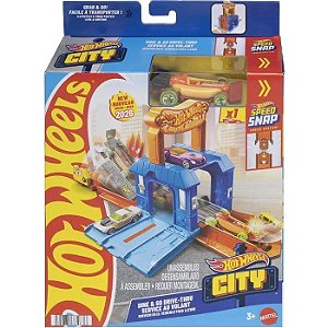 HOT WHEELS CITY PISTA DRIVE-THRU DO HOT DOG - MATTEL