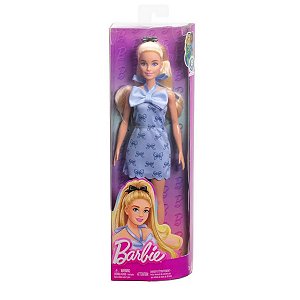 BARBIE FASHIONISTAS VESTIDO LAÇO AZUL - MATTEL