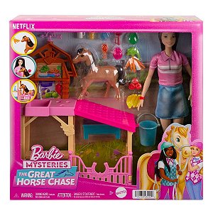 BARBIE THE GREAT HORSE CHASE CRIAÇÃO DE CAVALOS - MATTEL