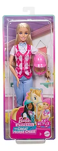 BARBIE THE GREAT HORSE CHASE MALIBU EQUITAÇÃO - MATTEL