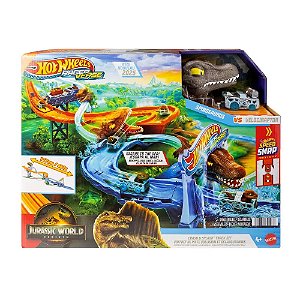 HOT WHEELS RACERVERSE PISTA JURASSIC WORLD - MATTEL