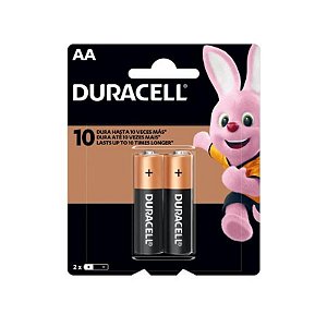 PILHA ALCALINA PEQUENA AA 2X - DURACELL