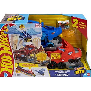 PISTA DE BRINQUEDO HOT WHEELS - SUPERTRAILER DE DRAGÃO - MATTEL