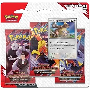 POKEMON TCG - BLISTER TRIPLO - RIVAIS PREDESTINADOS - COPAG