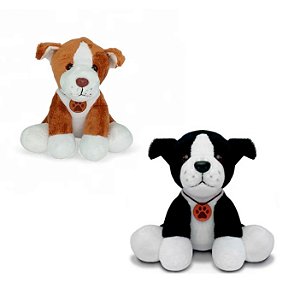 BORDER FILHOTE DE PELUCIA - 25 CM - BRUMAR