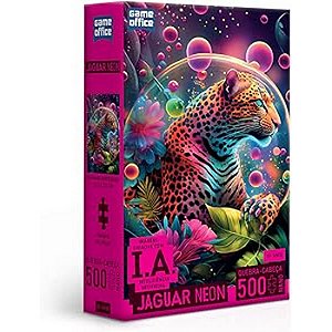 QUEBRA-CABEÇA 500 PEÇAS NANO - IA JAGUAR NEON - TOYSTER