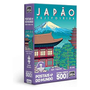 QUEBRA-CABEÇA 500 PC NANO - JAPAO - POSTAIS DO MUNDO - TOYSTER