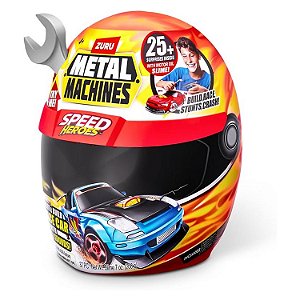 CAPACETE METAL MACHINES SPEED HERO SURPRESA 20 PEÇAS - CANDIDE