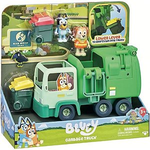 VEICULO CAMINHAO DE LIXO BLUEY - CANDIDE