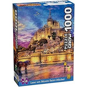 QUEBRA-CABEÇA 1000 PCS - LUAR EM MONTE SAINT-MICHEL - GROW
