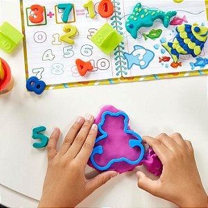 PLAY DOH CONJUNTO DE MASSINHA BRINCAR E APRENDER - HASBRO