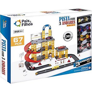 PISTA GARAGEM COM  3 ANDARES - PAIS E FILHOS