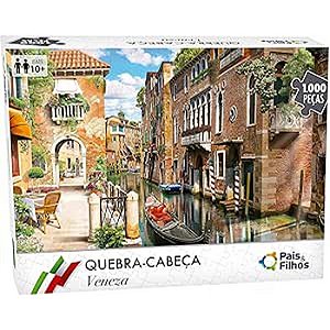 QUEBRA-CABEÇA 1000 PÇS - VENEZA - PAIS E FILHOS