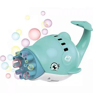BOLHA DE SABÃO LANÇADOR GOLFINHO C/PILHA (S) - DM TOYS