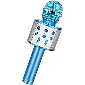 MICROFONE INFANTIL BLUETOOTH AZUL - ZOOP TOYS