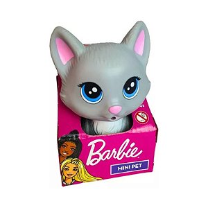 BARBIE MINI PETS - GATA NA CASINHA - CINZA - PUPEE