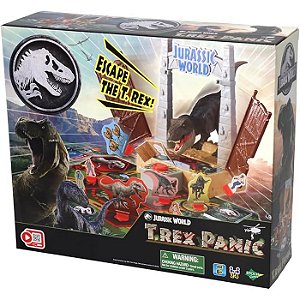 JOGO DE AÇÃO JURASSIC WORLD T-REX PANIC - EPOCH