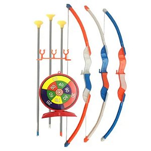 ARCO E FLECHA COM ALVO - PAIS E FILHOS