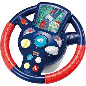 VOLANTE DIVERTIDO INFANTIL COM  SIMULADOR - ZOOP TOYS