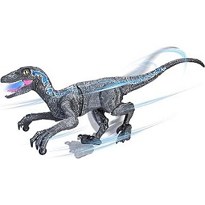 DINOSSAURO VELOCIRAPTOR CONTROL COM CONTROLE REMOTO - ZOOP TOYS
