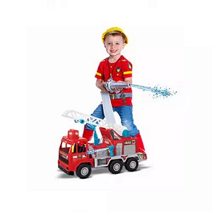CAMINHÃO BOMBEIRO FIRE COM BOMBA DE AGUA - MAGIC TOYS