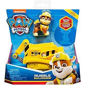 PATRULHA CANINA -  VEICULO SOLIDO RUBBLE - SUNNY