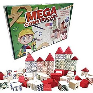 BLOCO MEGA CONSTRUÇÕES 120 PCS - PAIS E FILHOS