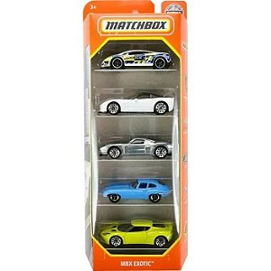 CAIXA DE CARRINHOS MATCHBOX PACOTE COM 5 - MATTEL