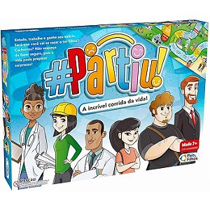 # PARTIU, JOGO DE TABULEIRO CORRIDA DA VIDA - PAIS E FILHOS