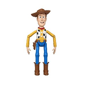 BONECO E PERSONAGEM TOY STORY WOOD CORREDOR COM FALAS - MATTEL