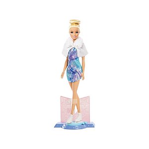 BARBIE PROFISSOES PATINADORA NO GELO LOIRA - MATTEL