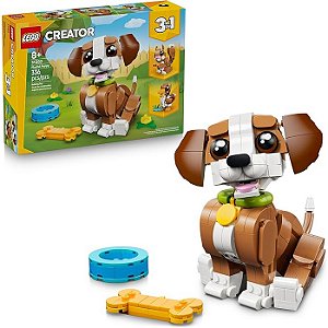 LEGO CREATOR 3 EM 1 ANIMAIS ADORÁVEIS CACHORRINHO BRINCALHÃO