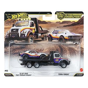 HOT WHEELS CARROS TRANSPORTE DE CARROS 1:64 CAMARO E TERRA-TORQUE - MATTEL
