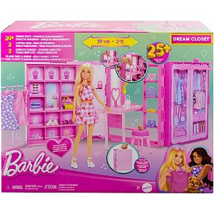 BARBIE ARMARIO DOS SONHOS COM ACESSORIOS - MATTEL