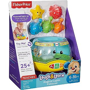 AQUARIO DE PESCA COM LUZES MAGICAS - FISHER PRICE