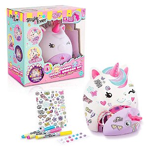 DECORE SUA LUMINARIA UNICORNIO COM GAVETA SECRET - FUN