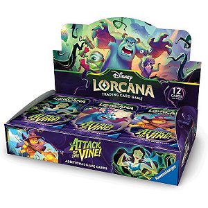 DISNEY LORCANA TCG CAIXA COM 24 PACKS ATTACK OF THE VINE - COPAG